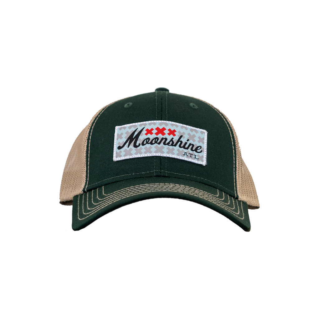 Moonshine Classic Hunter Green Patch Snapback Hat
